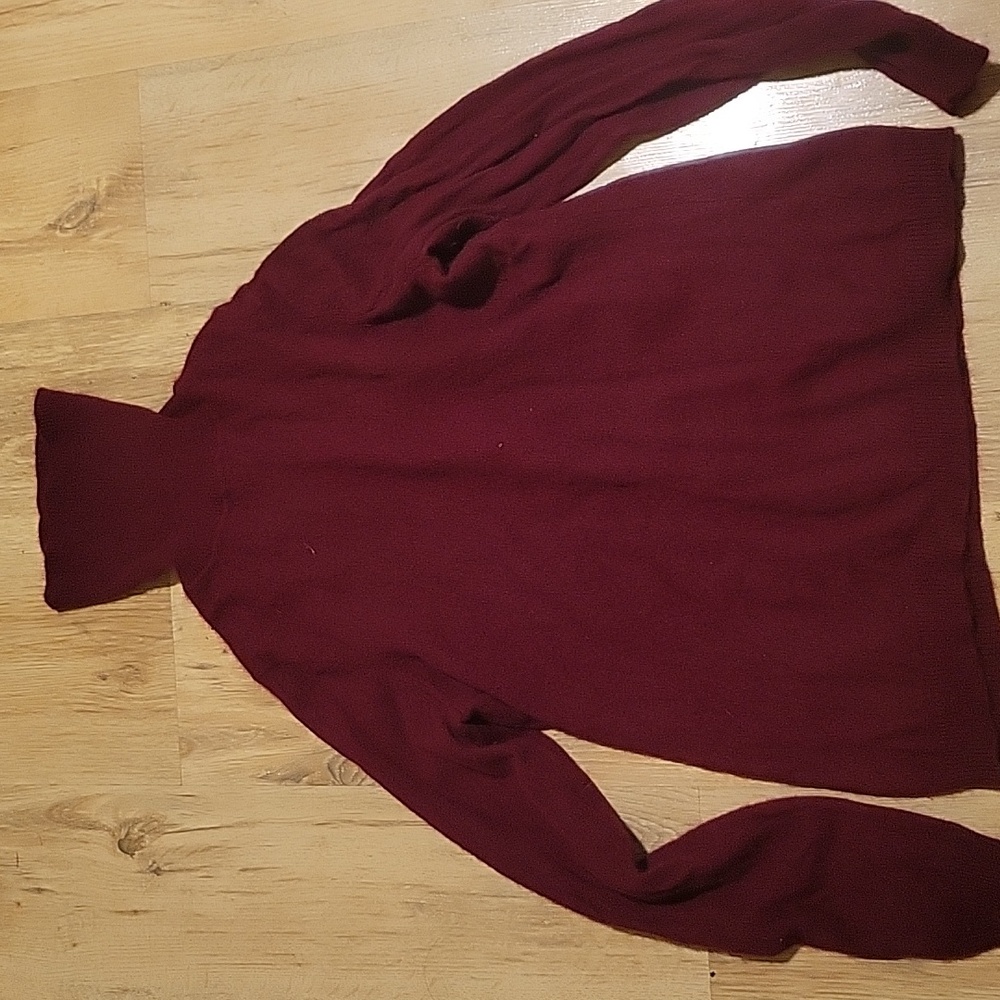 Charter Club Deep Red Turtleneck Sweater